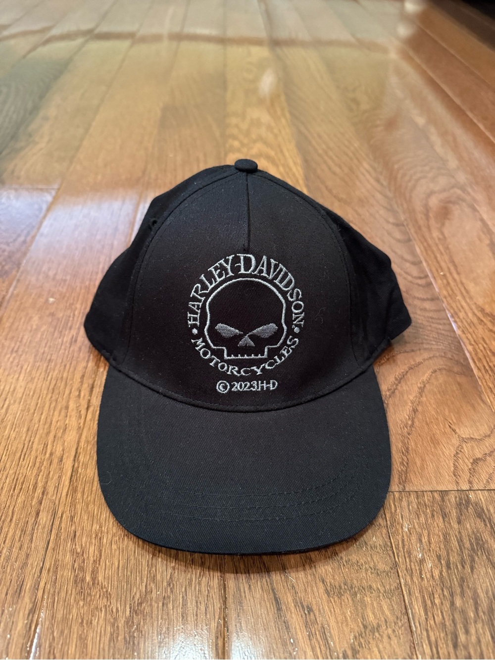 NWT Harley Davidson little boys snap back black hat
